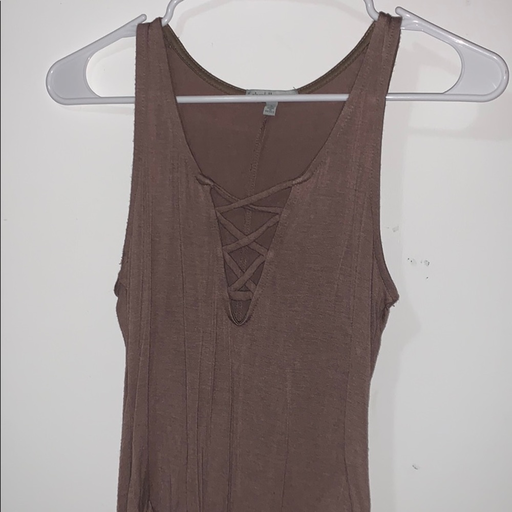 Tan Body Suit